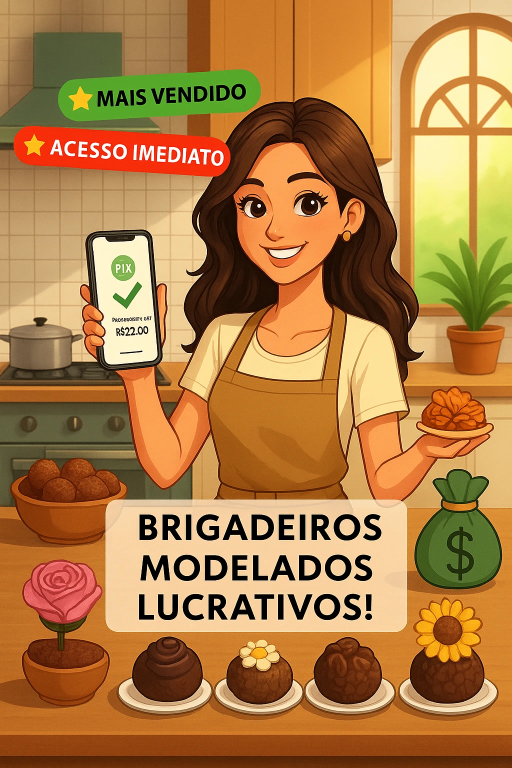 Brigadeiros Modelados Premium
